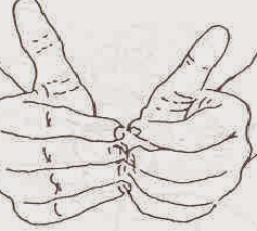 Prasanna mudra for hair growth