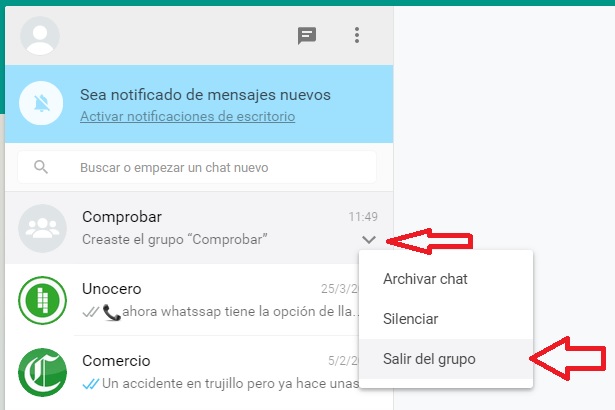 Cómo ver mensajes eliminados en WhatsApp, desde WhatsApp