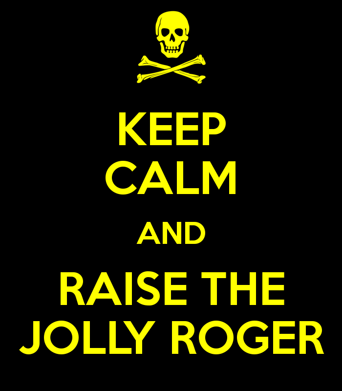 raise the jolly roger flag