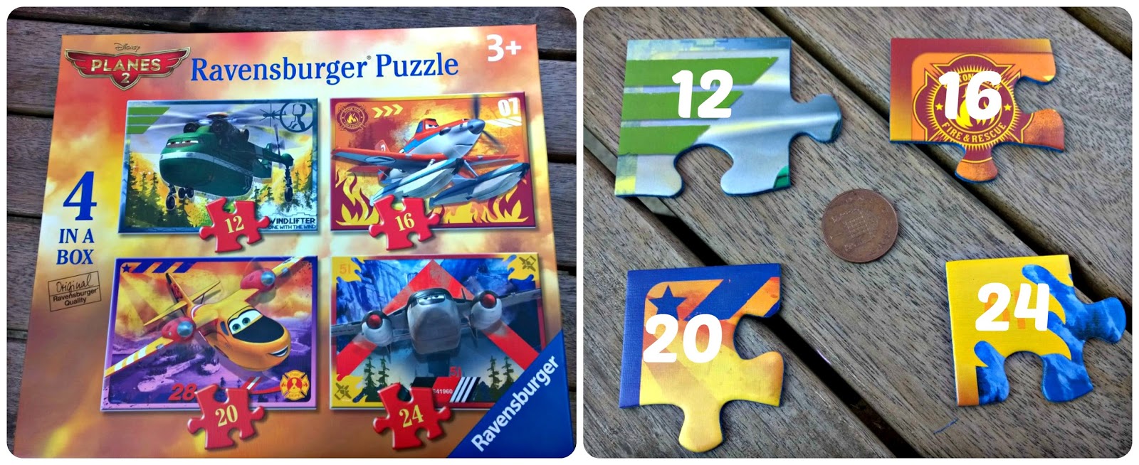 Disney Planes 2: Fire and Rescue 4 in a box Jigsaw Puzzle from Ravensburger