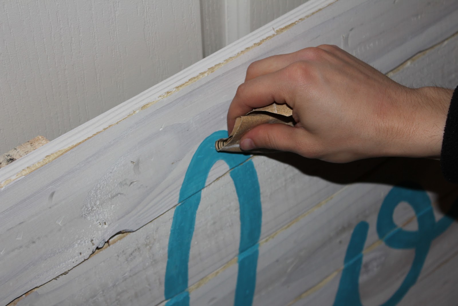 DIY Planked Wood Art Tutorial A Guest Post from The Simple Things Yellow Bliss Road