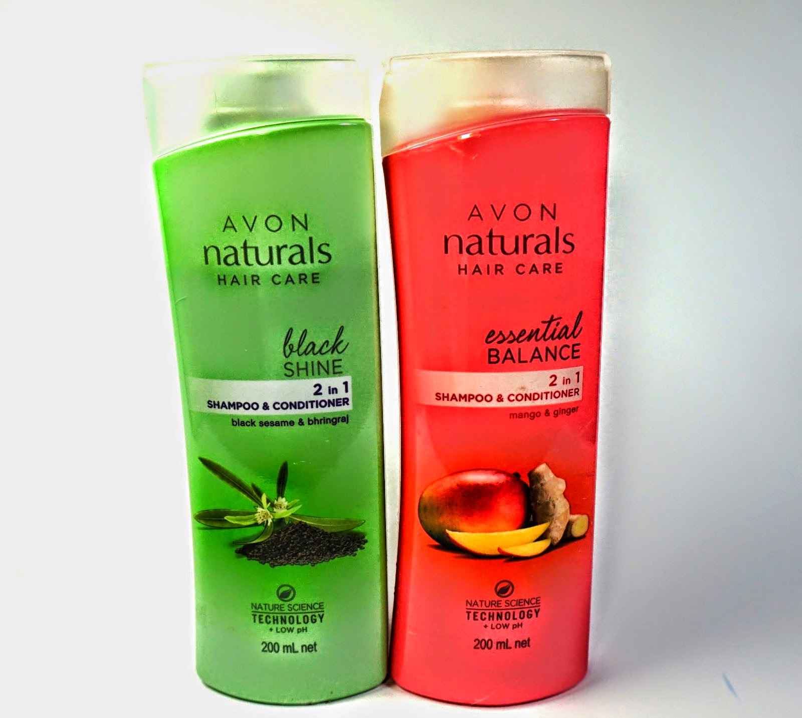 Avon Naturals Shampoo and Conditioner and 2in1 Shampoo and