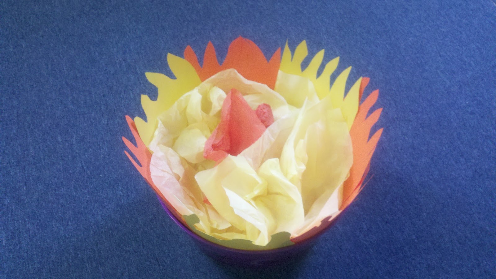 Construction Paper Fire