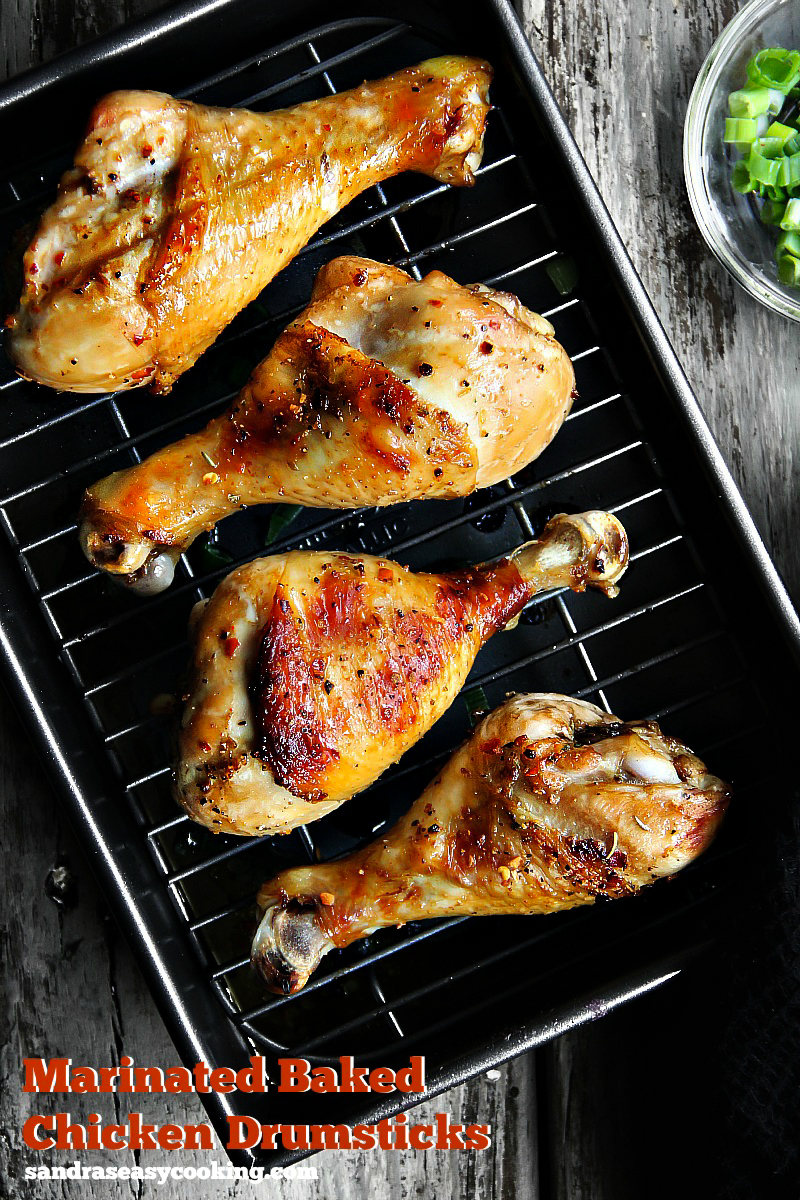Marinated Baked Chicken Drumsticks + video SANDRA'S EASY COOKING