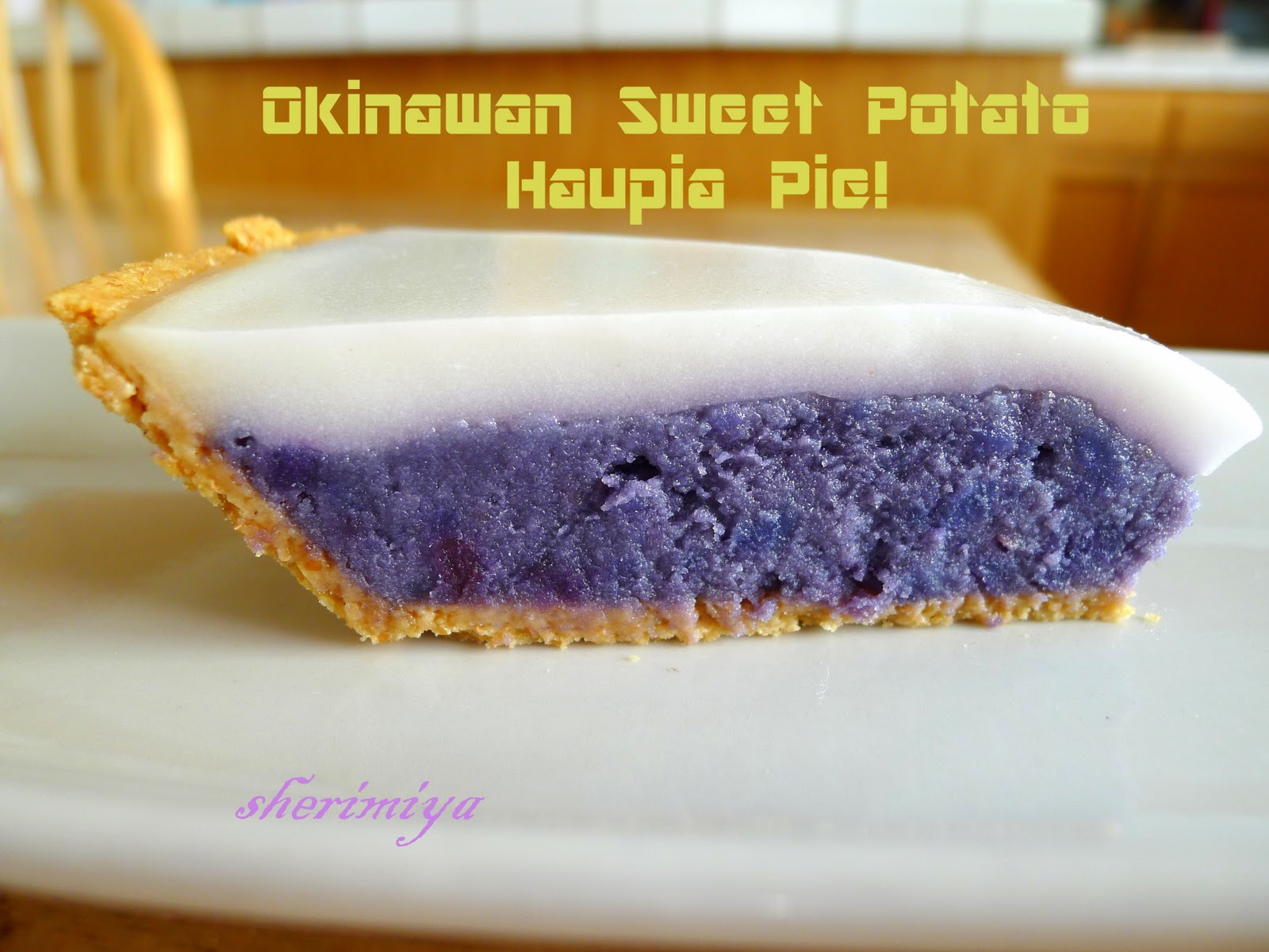 Happy Little Bento Okinawan Sweet Potato Haupia Pie