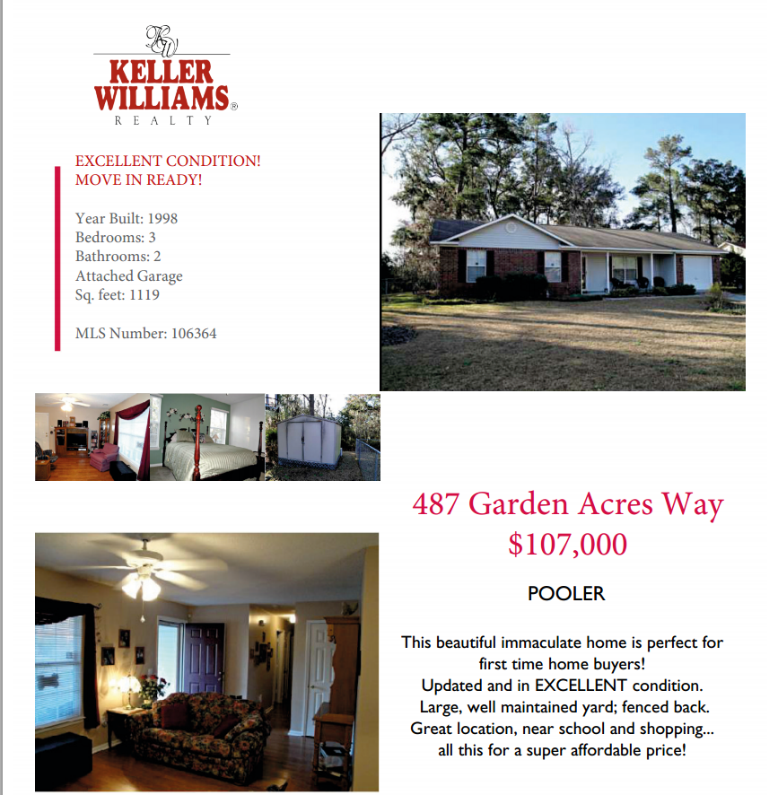 Pooler home for sale 487 Garden Acres Way Get It Sold Team at KW