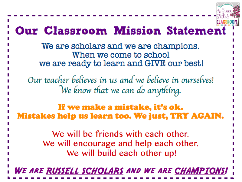 Personal mission statement for special education teachers