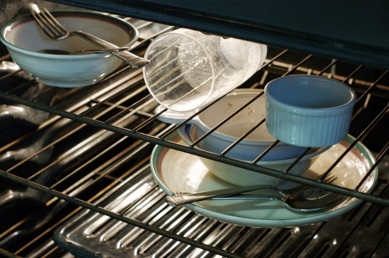 Butterscotch Toffee Blondies {& How NOT to Hide Dirty Dishes} The