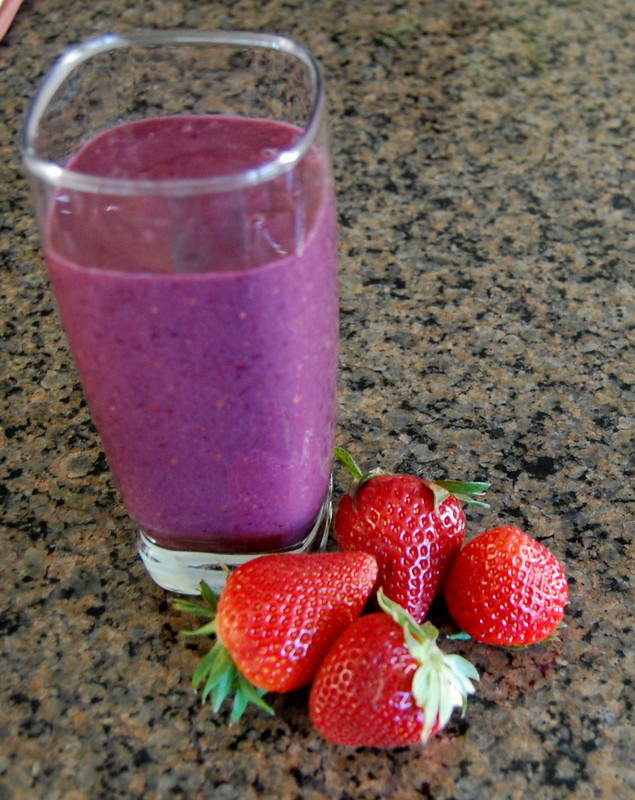 Smoothie Saturday Blackberry Strawberry Smoothie 365 Days of Baking