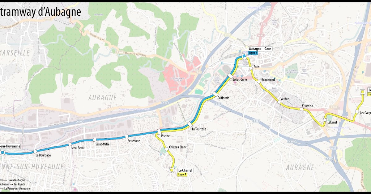 Oil Free Transportation & More Future Trams of Aubagne France
