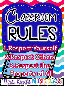 Classroom Rules by Mrs. King