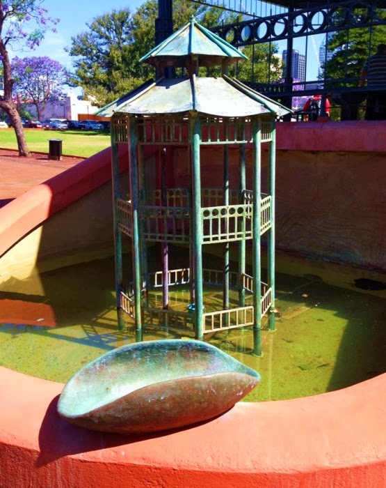 Pagoda in Pond by Greg James and Drago Dadich in 1994