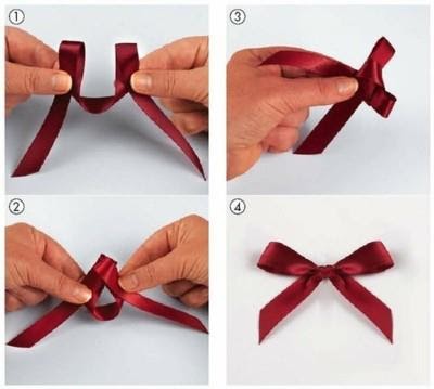 how to properly tie a ribbon