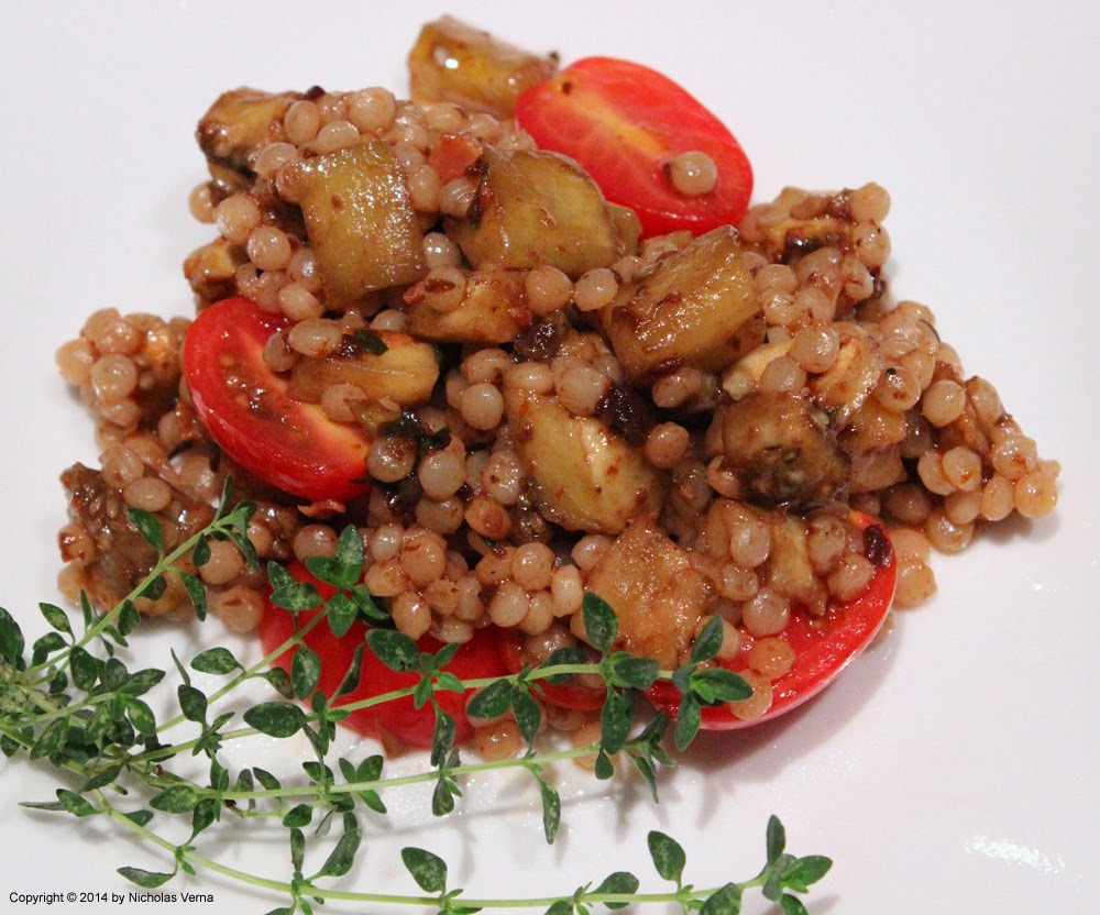 ItalianFusion Couscous & Eggplant Salad