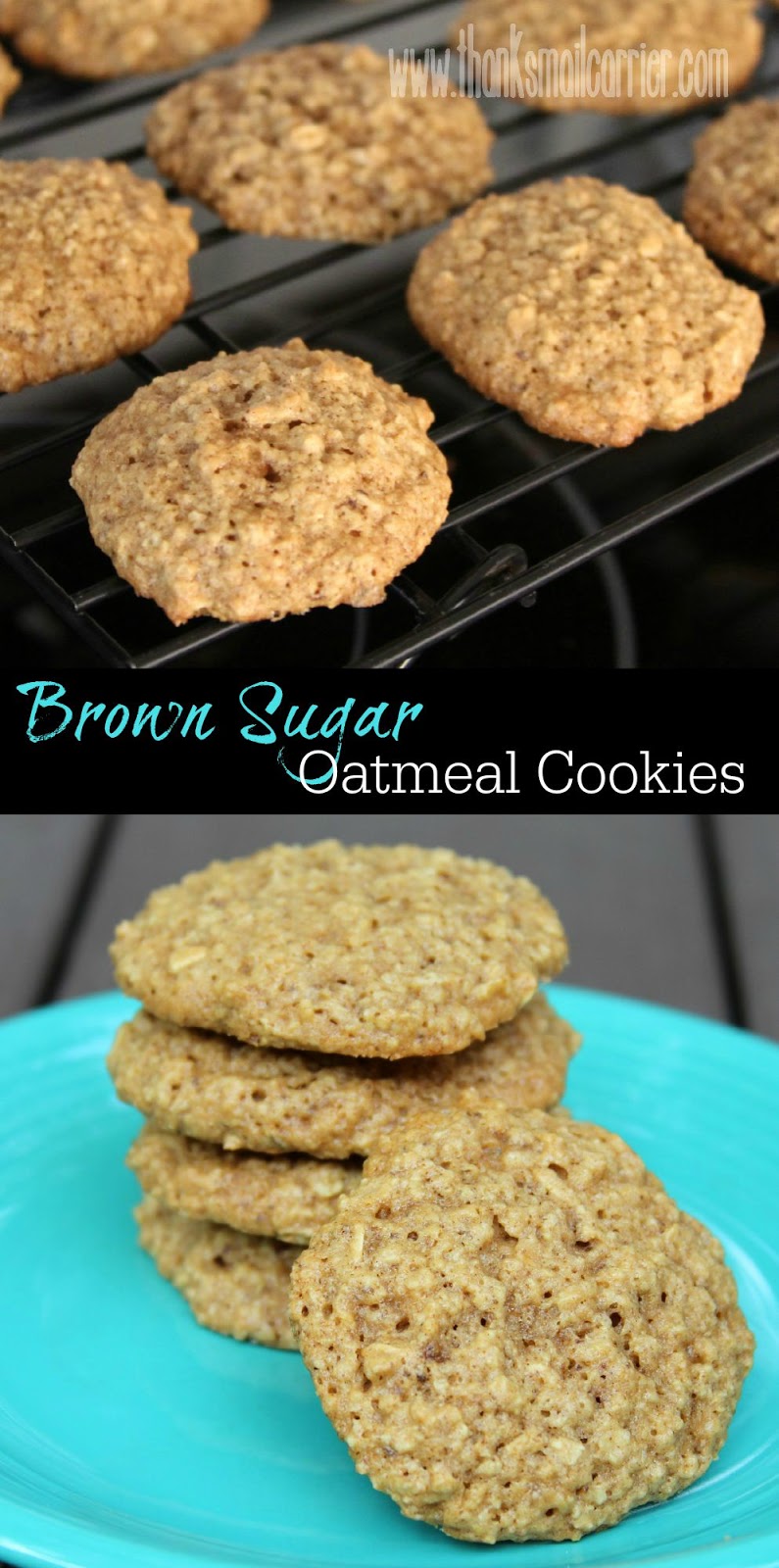 brown sugar oatmeal cookies