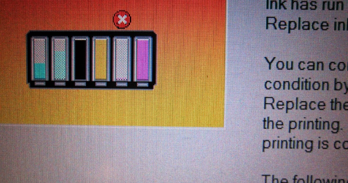 check canon printer ink levels check canon printer ink levels