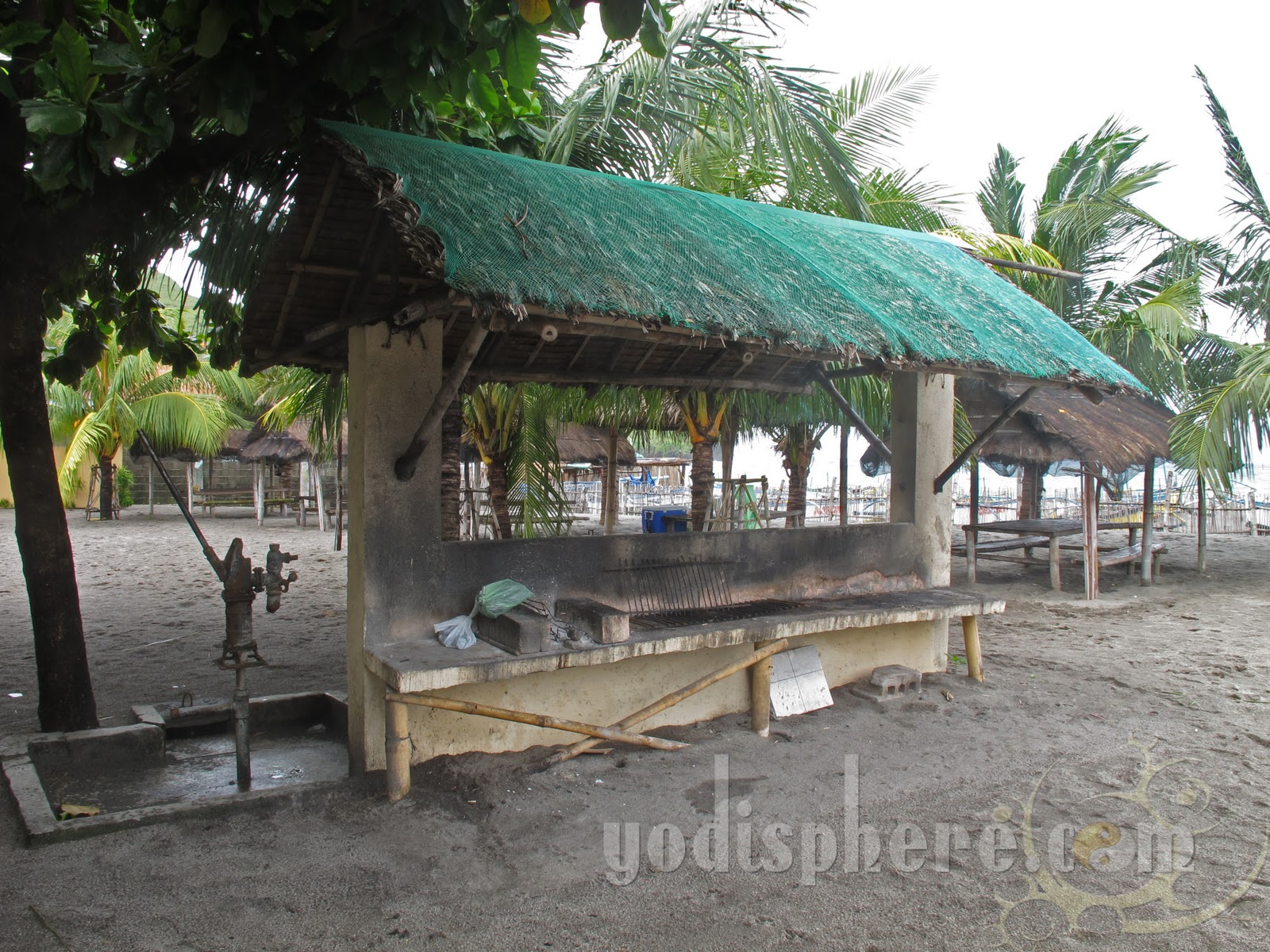  grilling stations at the resort beach nipa huts to enjoy the beach