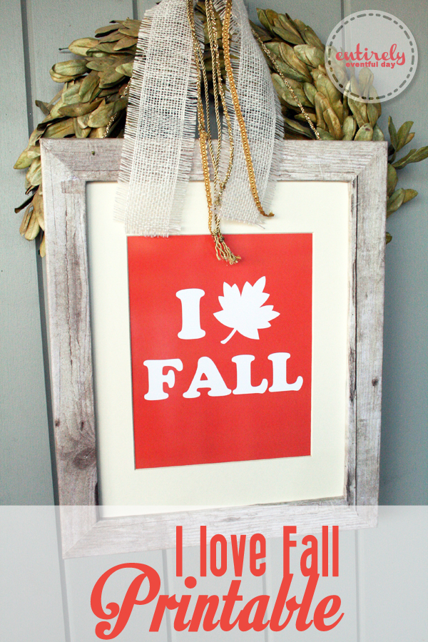 Loving this printable! Comes in lots of colors. Click here to download for free! www.entirelyeventfulday.com #printable #fall #autumn