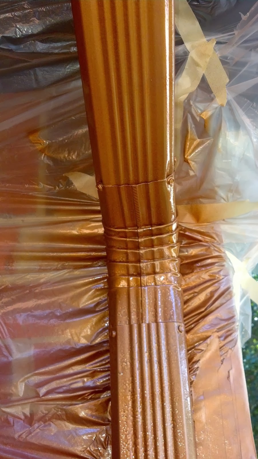 faux copper gutters you can see its fix lovely diy copper gutters faux copper gutters you can see its fix lovely diy copper gutters