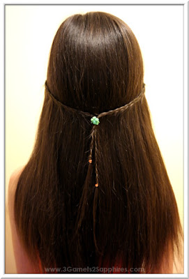 Easy #StraightAStyle hairstyle for back-to-school - Skinny braids