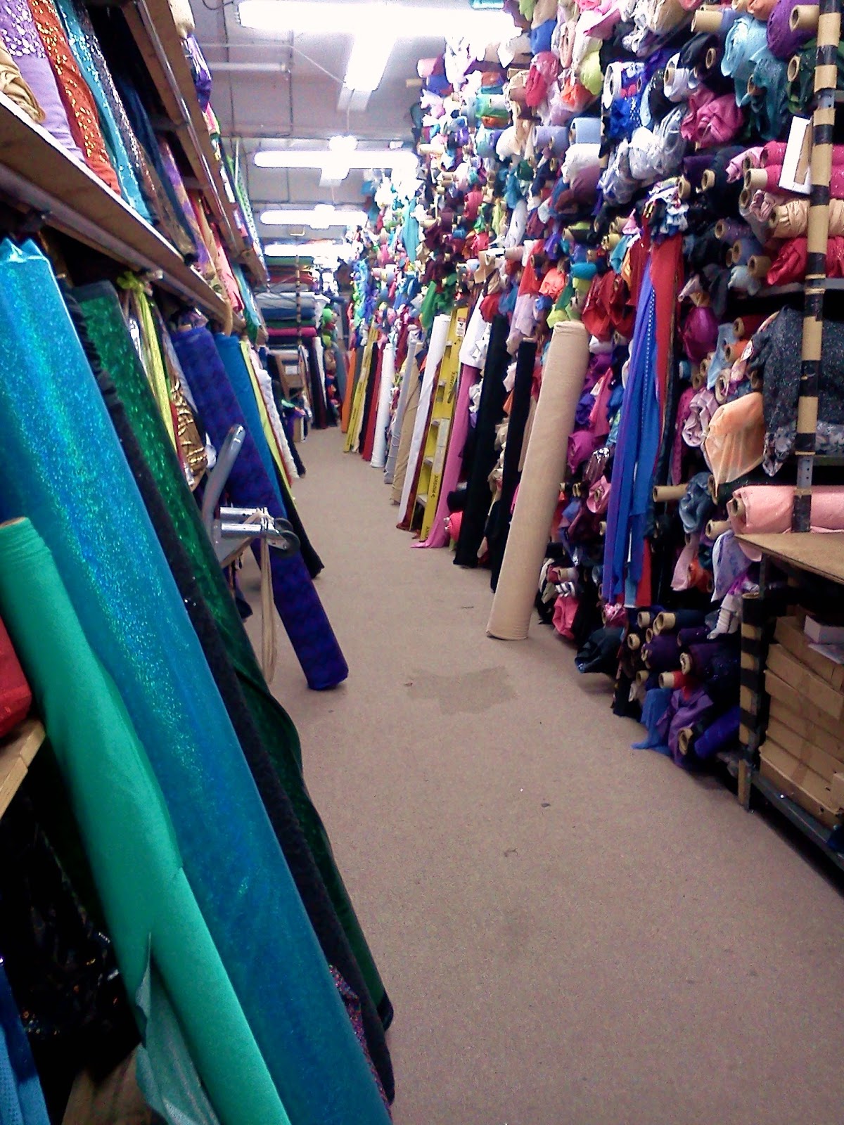 Somebody bring me some haaaaaam! Fabric shopping in New York City’s