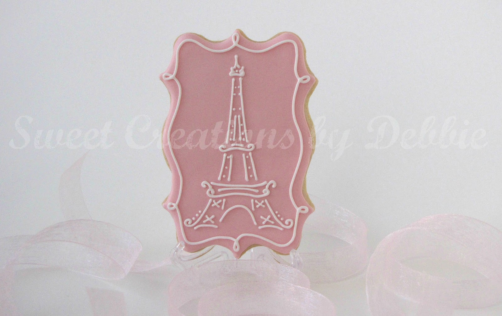 Sweet Creations by Debbie Pink Eiffel Tower Cookies