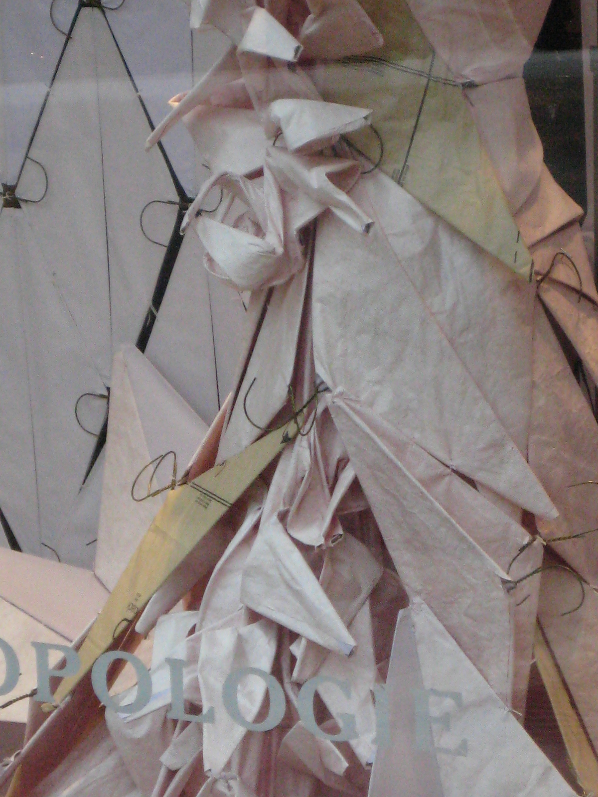 with paper, hangers @ The Anthropologie on the Plaza, Kansas City ...