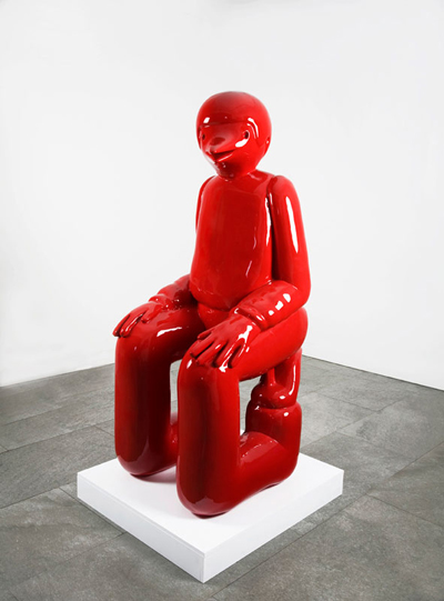 Sitting Douche sculpture