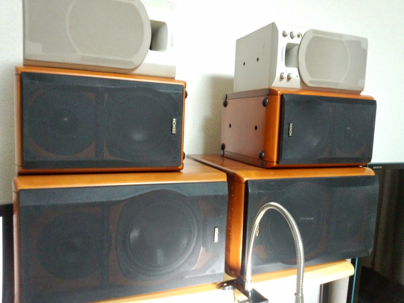 DENON 木製スピーカー　SC-E717R DENON SC-E717R スピーカー DENON 木製スピーカー SC-E717R aHYSl