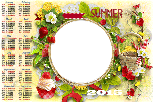 Calendario 2015 psd png editable gratis para imprimir photoshop