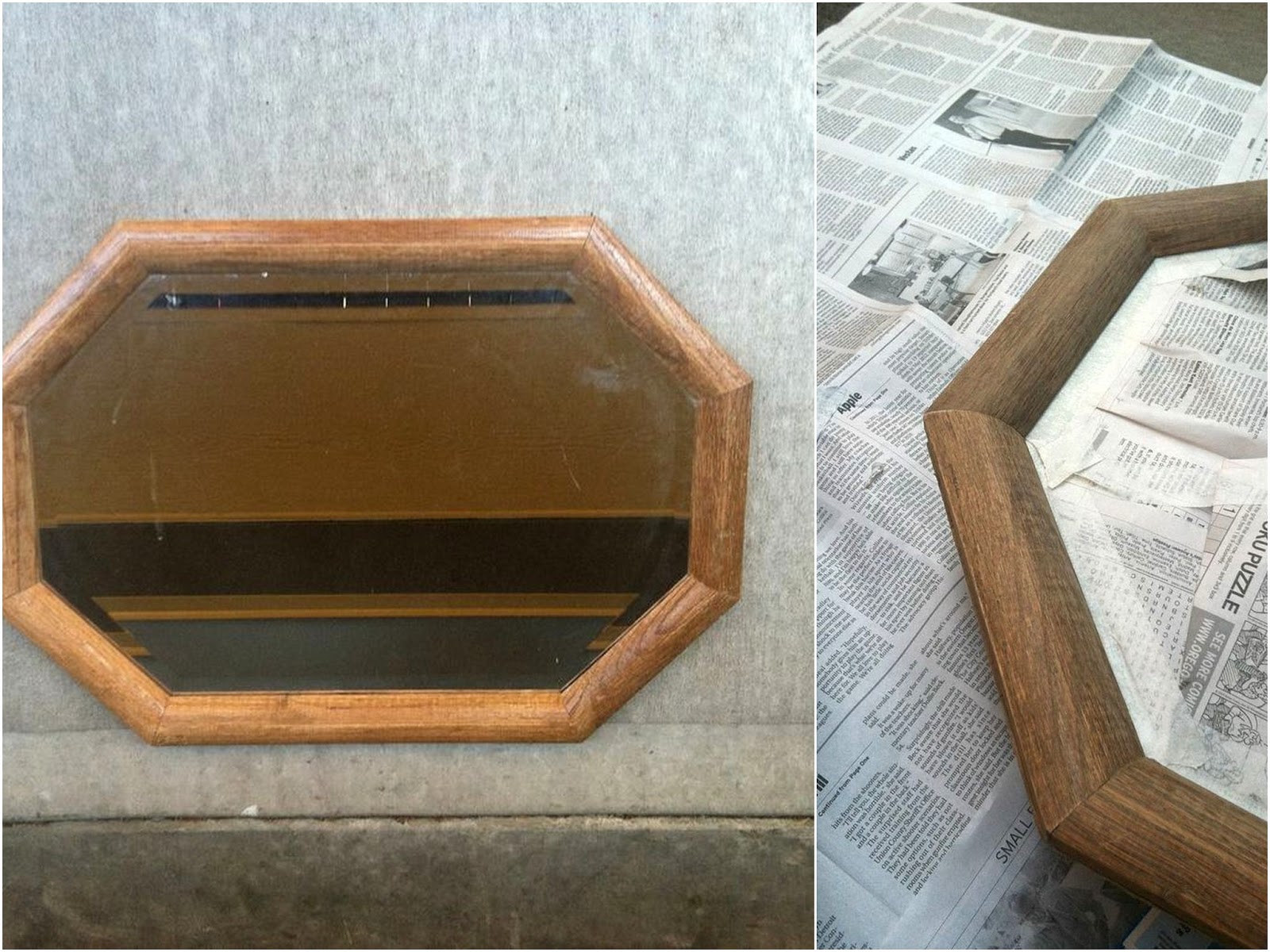 New home project, new ugly mirror for the sewing room / Create / Enjoy