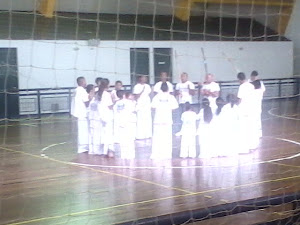 Liga Santo Amaro participa do lançamento da Liga M' Boi Mirim de Capoeira