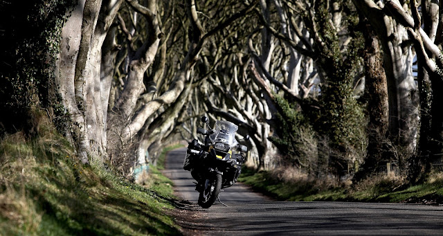 R1200gs Motorbike in Dark Hedges