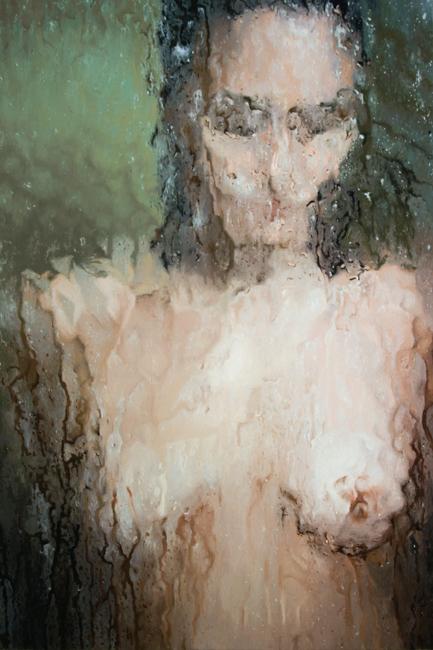 alyssa monks pintura hiper realista mulheres nuas no banho