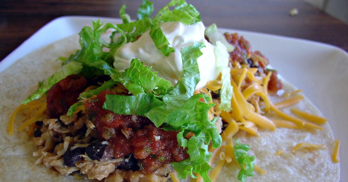 The Sisters Dish Crock Pot Chicken Burritos