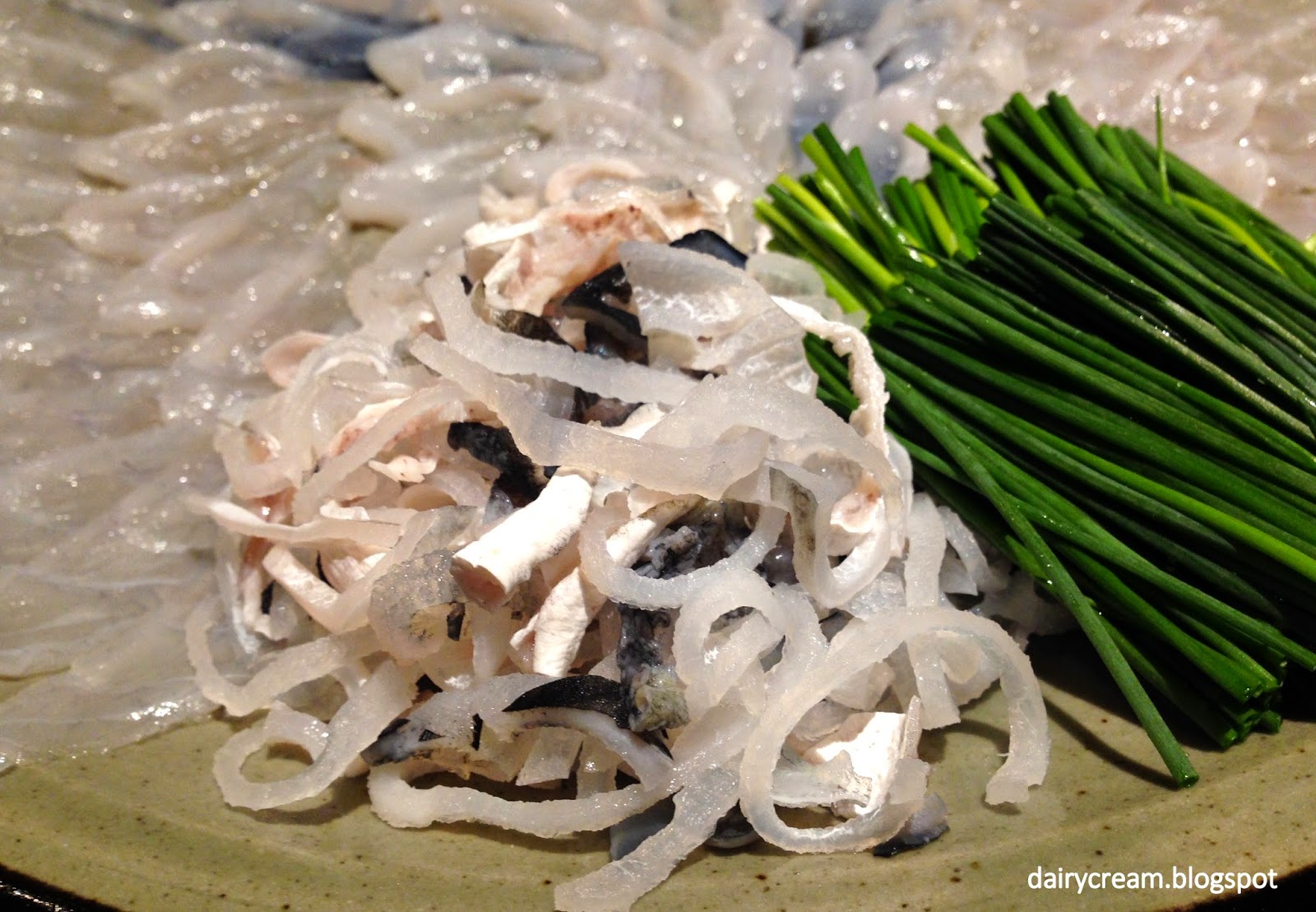 Singapore Japan Food Blog Dairy and Cream FUKU Fine Fugu Kaiseki