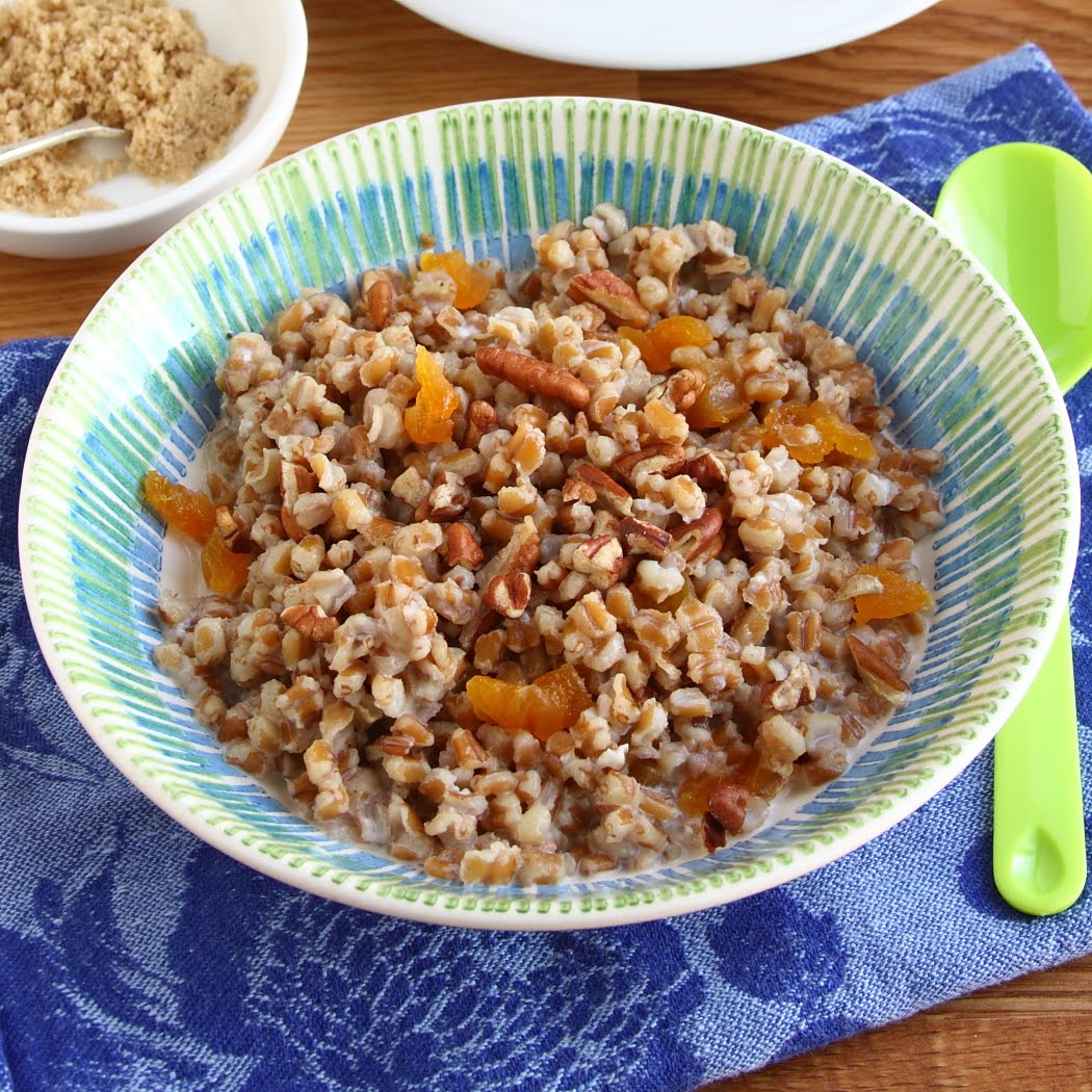 ShowFood Chef Wheat Berry Cinnamon Porridge Superfood Breakfast