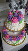 2 TIER WEDDING CAKE