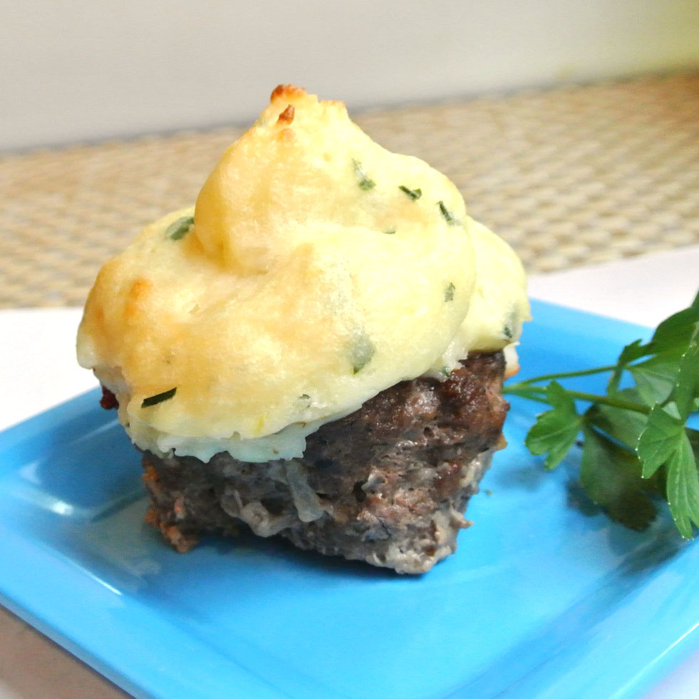 Mom, What's For Dinner? Meatloaf Cupcakes