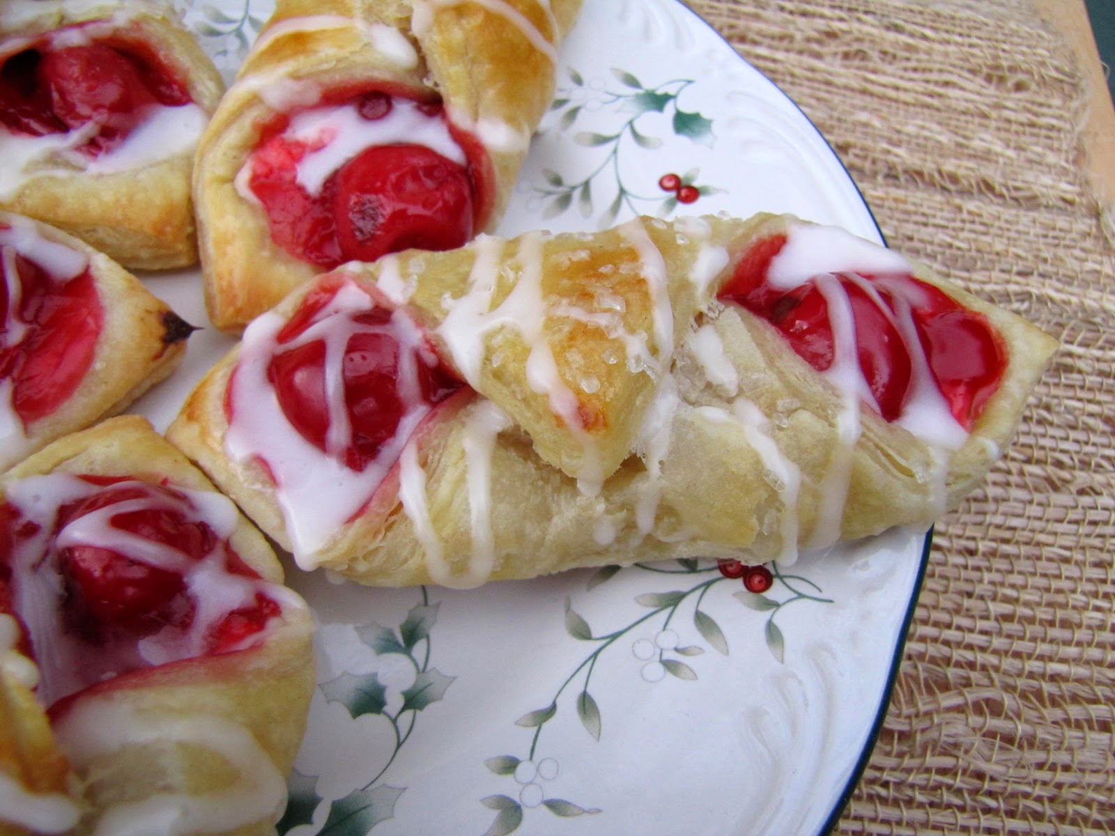 Rumbly in my Tumbly Cherry Cream Cheese Danish