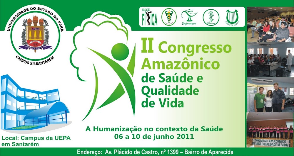 II Congresso Amazônico de Saúde e Qualidade de Vida - UEPA - Santarém