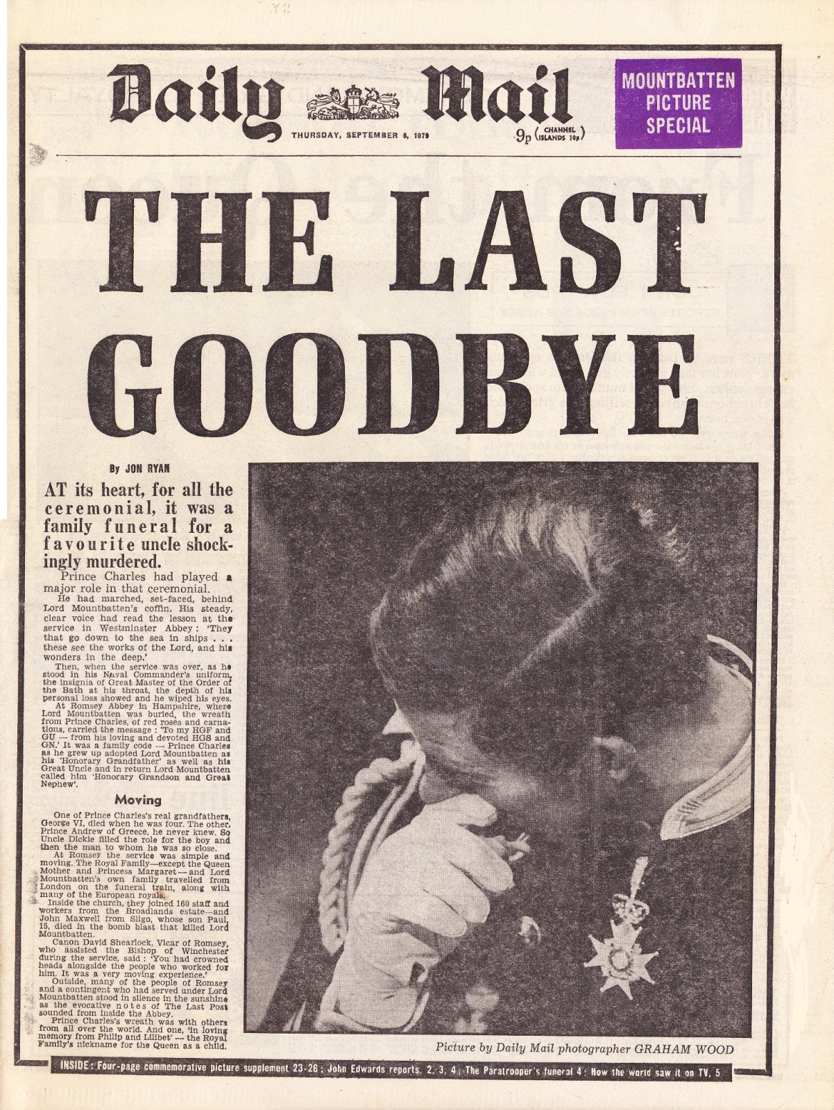 Hold The Front Page: Lord Mountbatten's Funeral