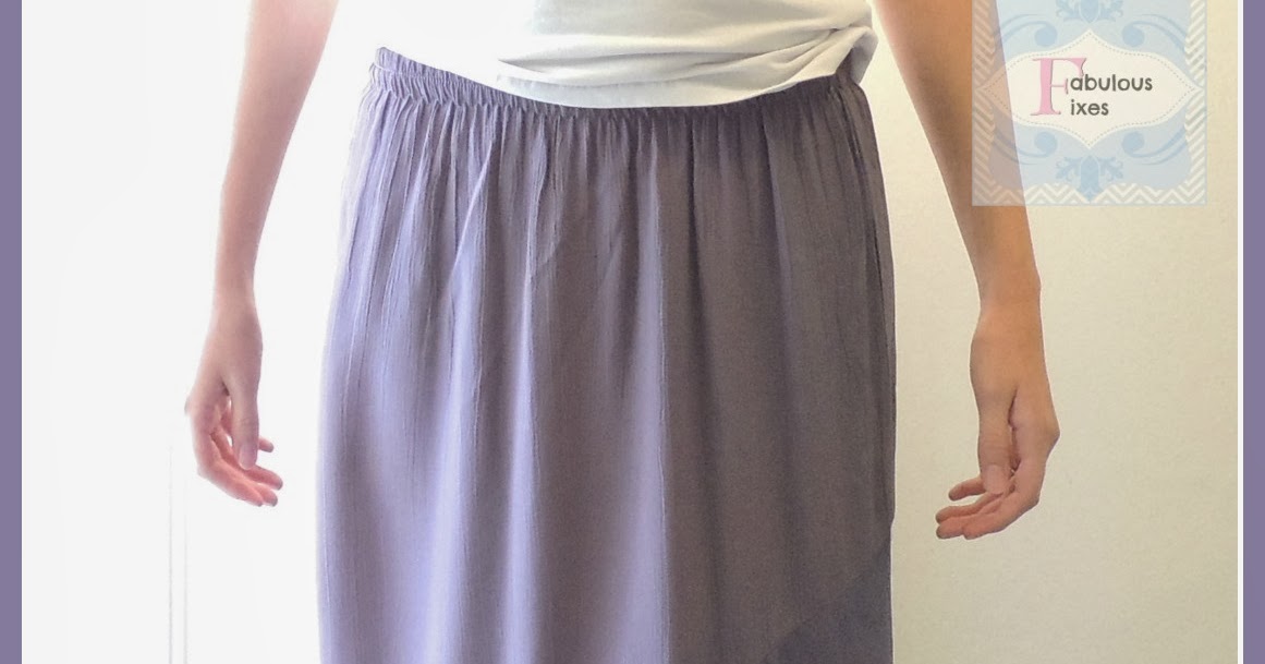 Fabulous Fixes Shortening a Skirt the Easy Way