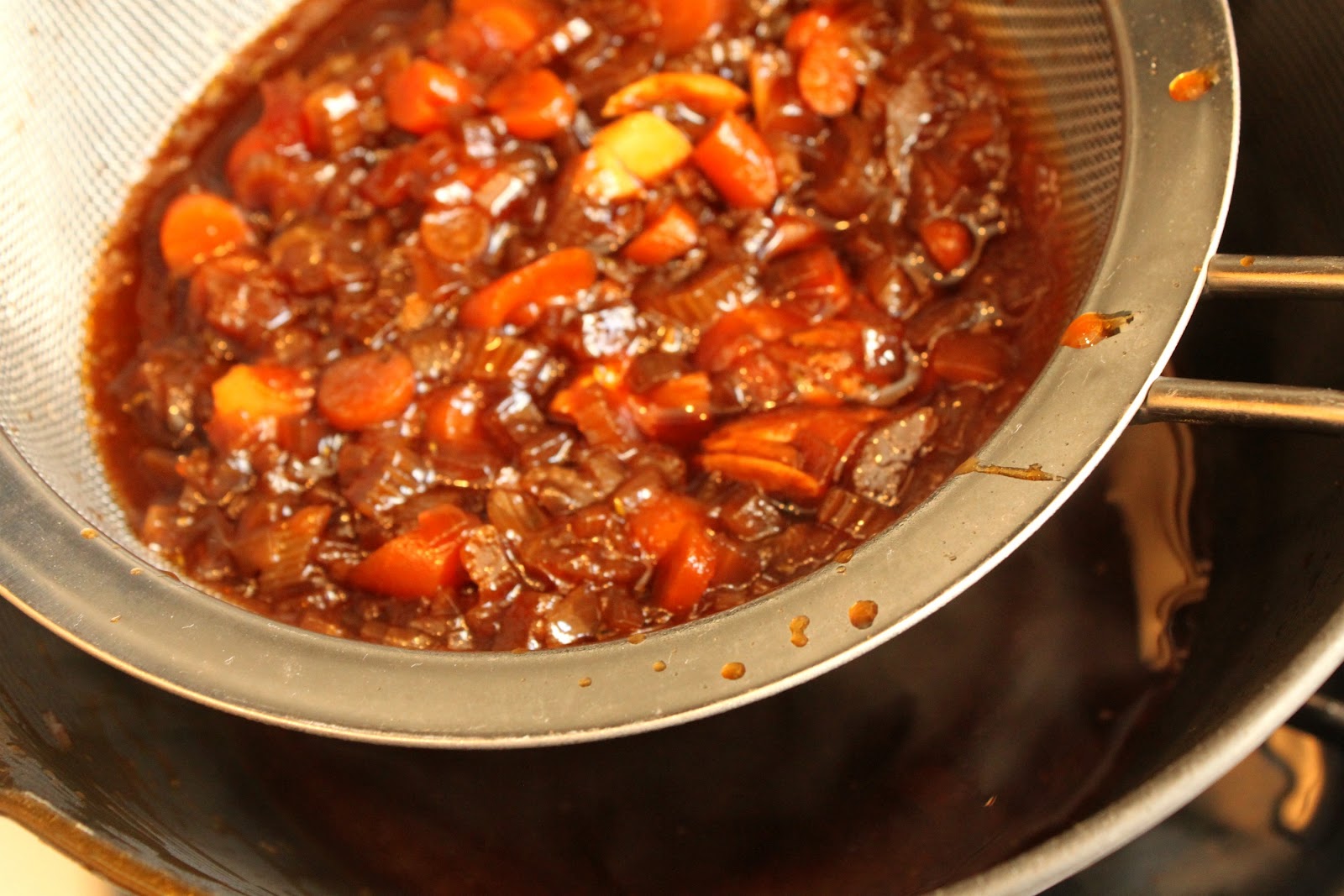 A Feast for the Eyes Braised Brisket with BourbonPeach Glaze