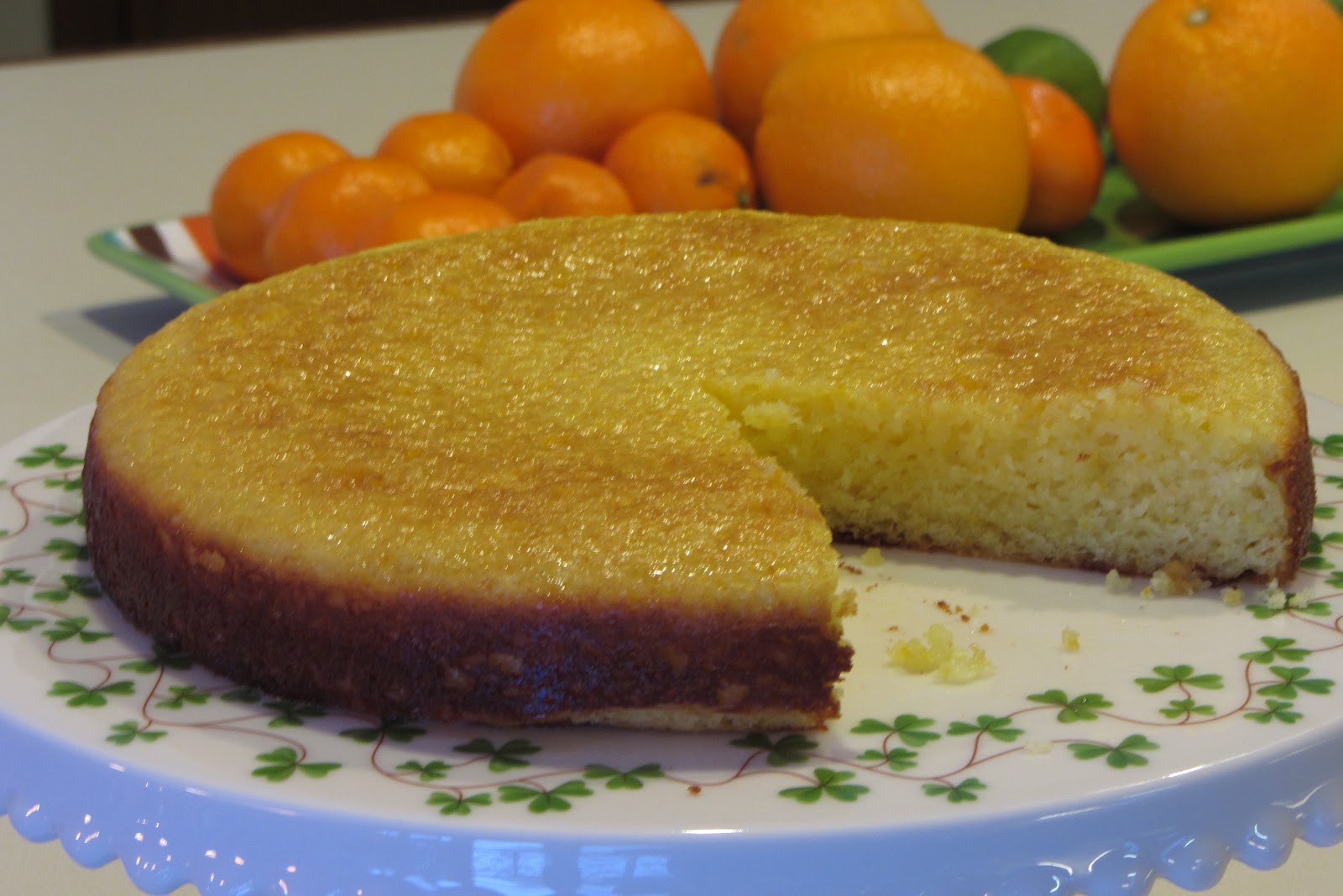 Tracy's Living Cookbook Vanilla Yogurt Cake with Orange Zest and