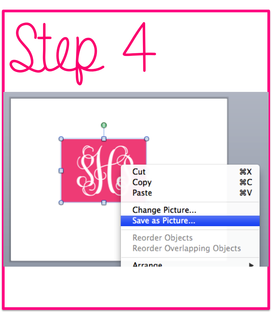 How to make monogrammed stickers! Prep Avenue