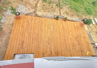 Das Schauerhaus: Terrasse aus Dauerholz