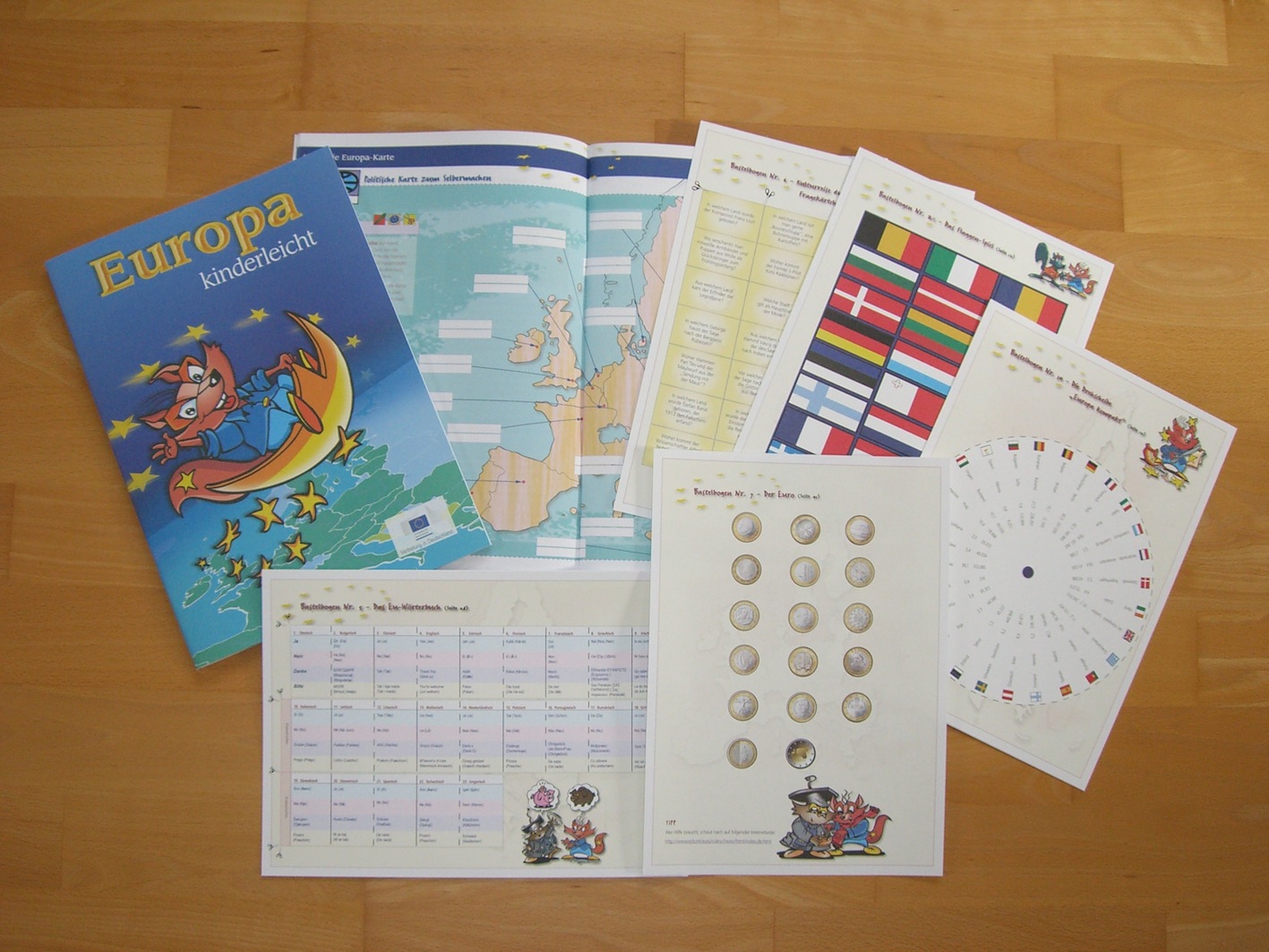 Materialwiese KOSTENLOS Materialmappe &quot;Europa kinderleicht&quot;