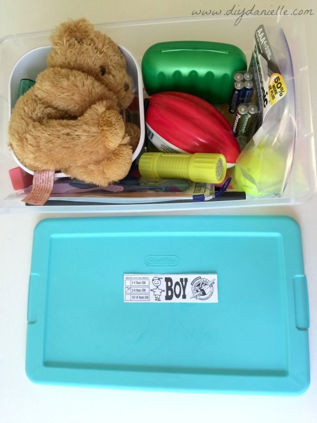 How to pack a Boy's Shoe Box for Operation Christmas Child: Ages 5-9 years old. 5-9 year old Boy's Shoe Box for Operation Christmas Child