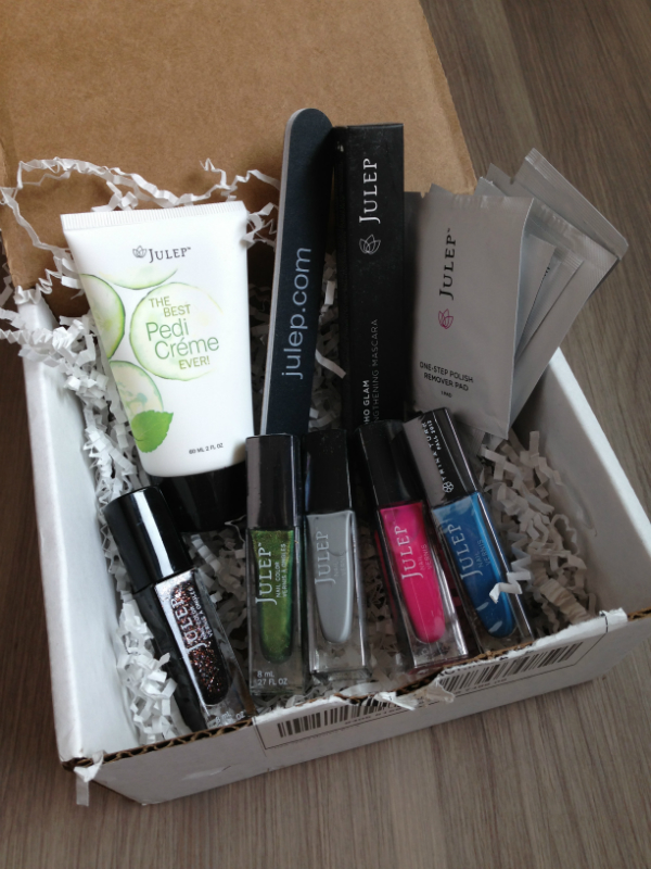 Julep Maven New Year's Eve Mystery Box - December 2012 Review  Julep Maven New Year's Eve Mystery Box - December 2012 Review